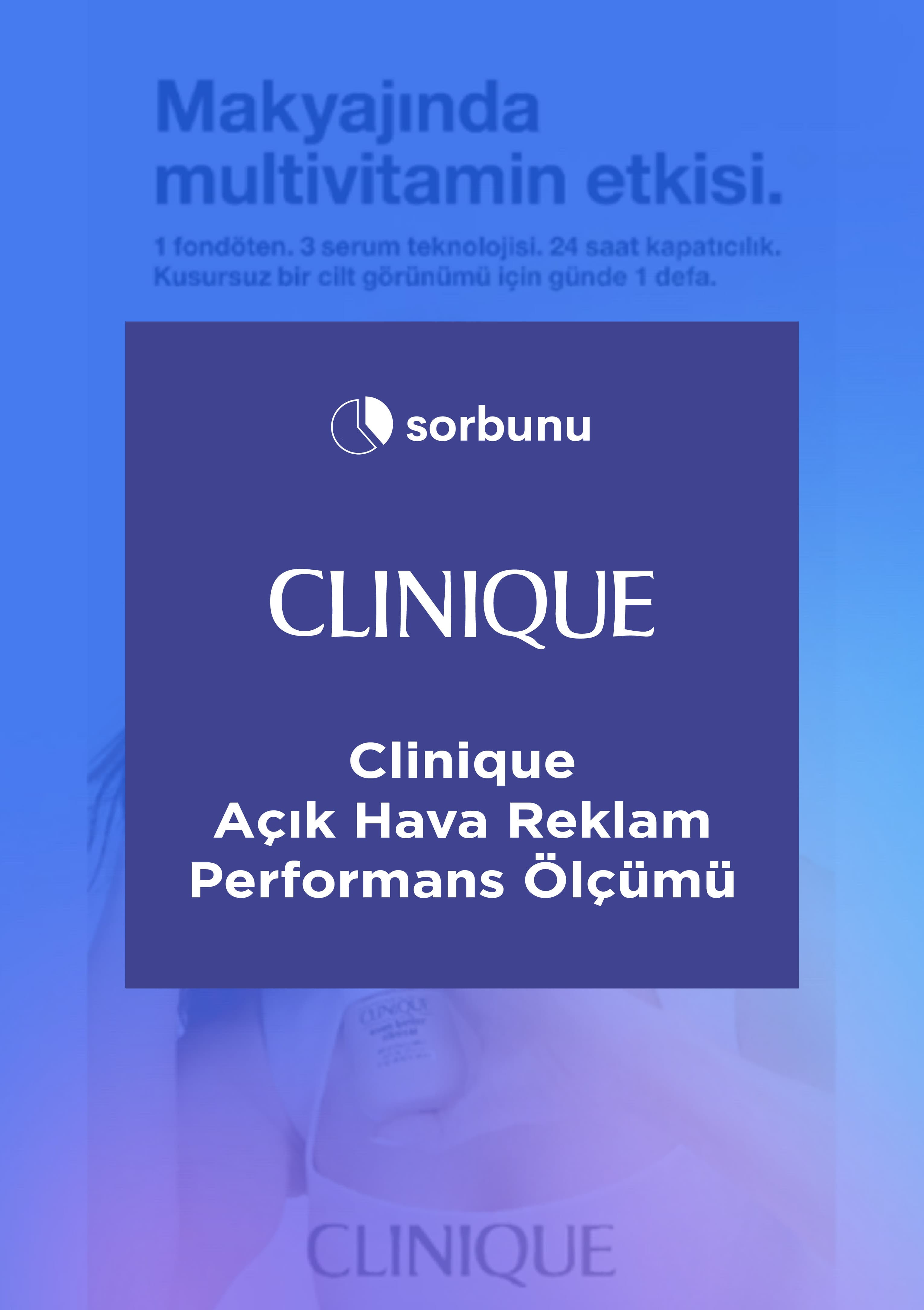 Outdoor Advertising Performance Measurement by Clinique